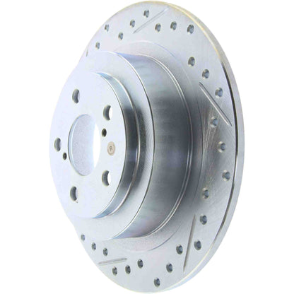 StopTech Select Sport Drilled & Slotted Rotor - Rear Left 227.47017R
