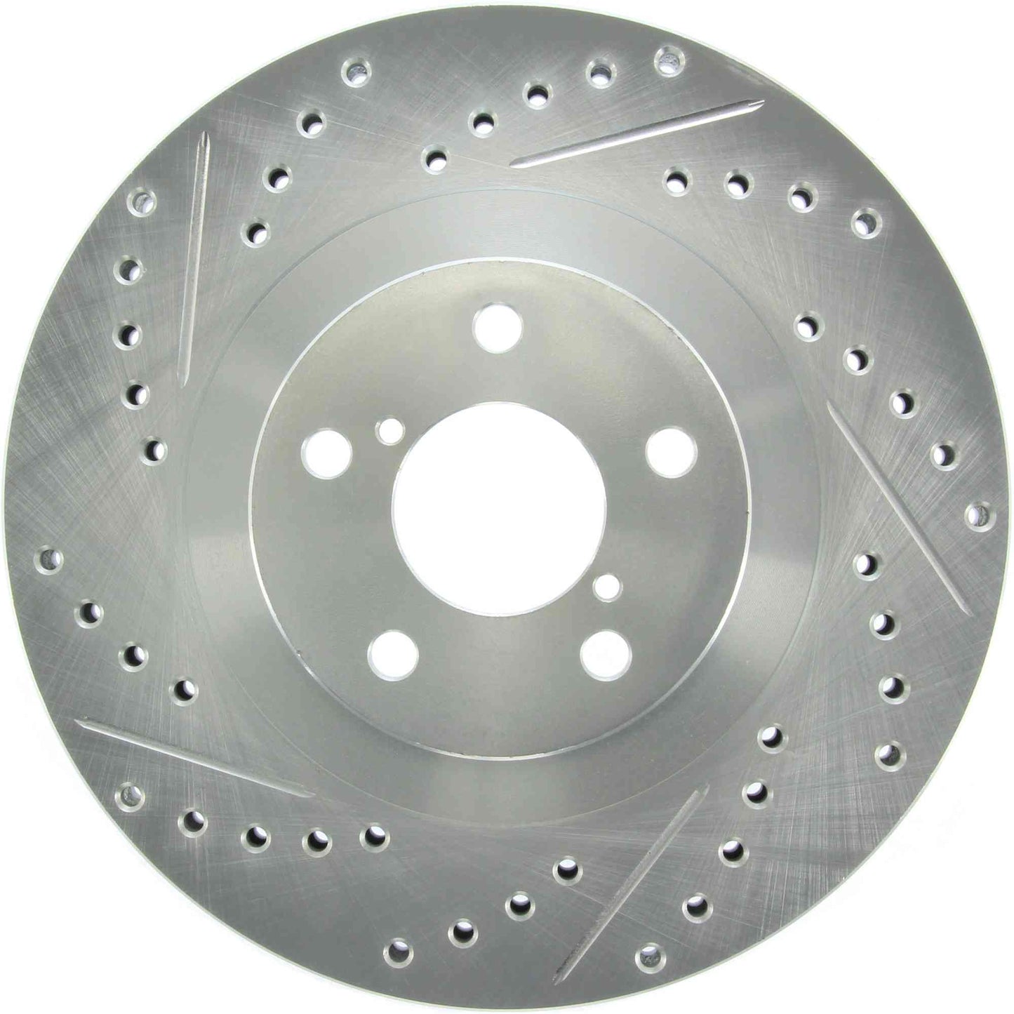 StopTech Select Sport Drilled And Slotted Brake Rotor; Front Right