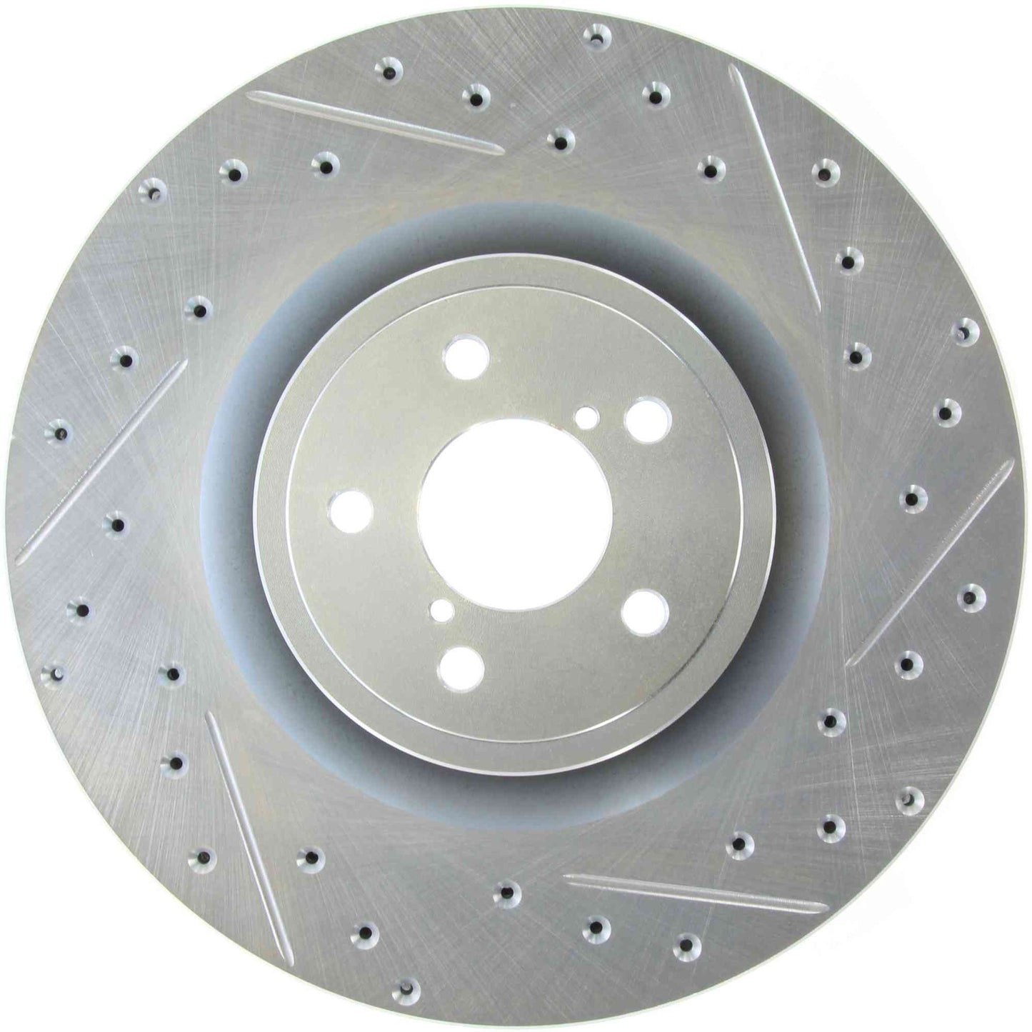 StopTech Select Sport Drilled And Slotted Brake Rotor; Front Left