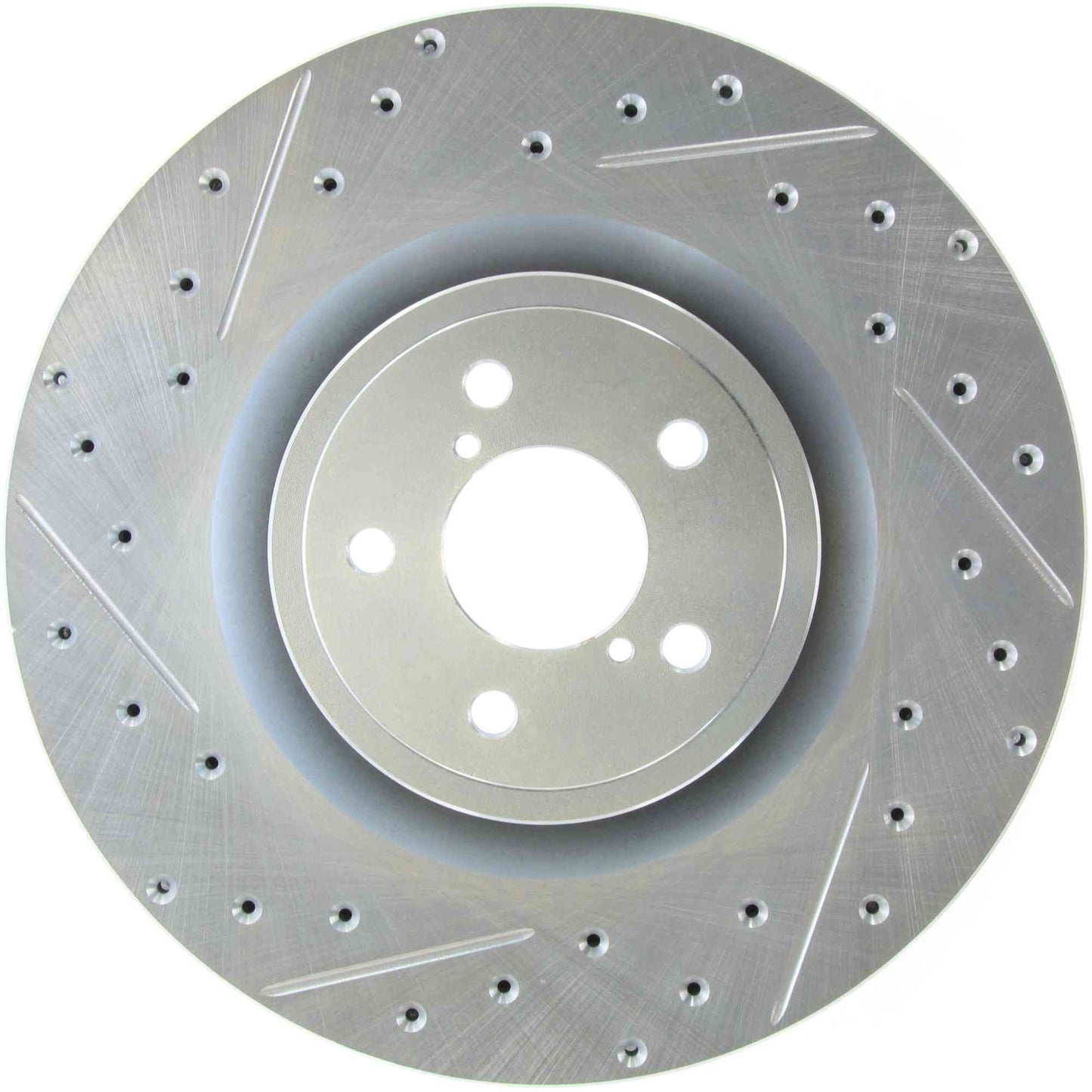 StopTech Select Sport Drilled And Slotted Brake Rotor; Front Right