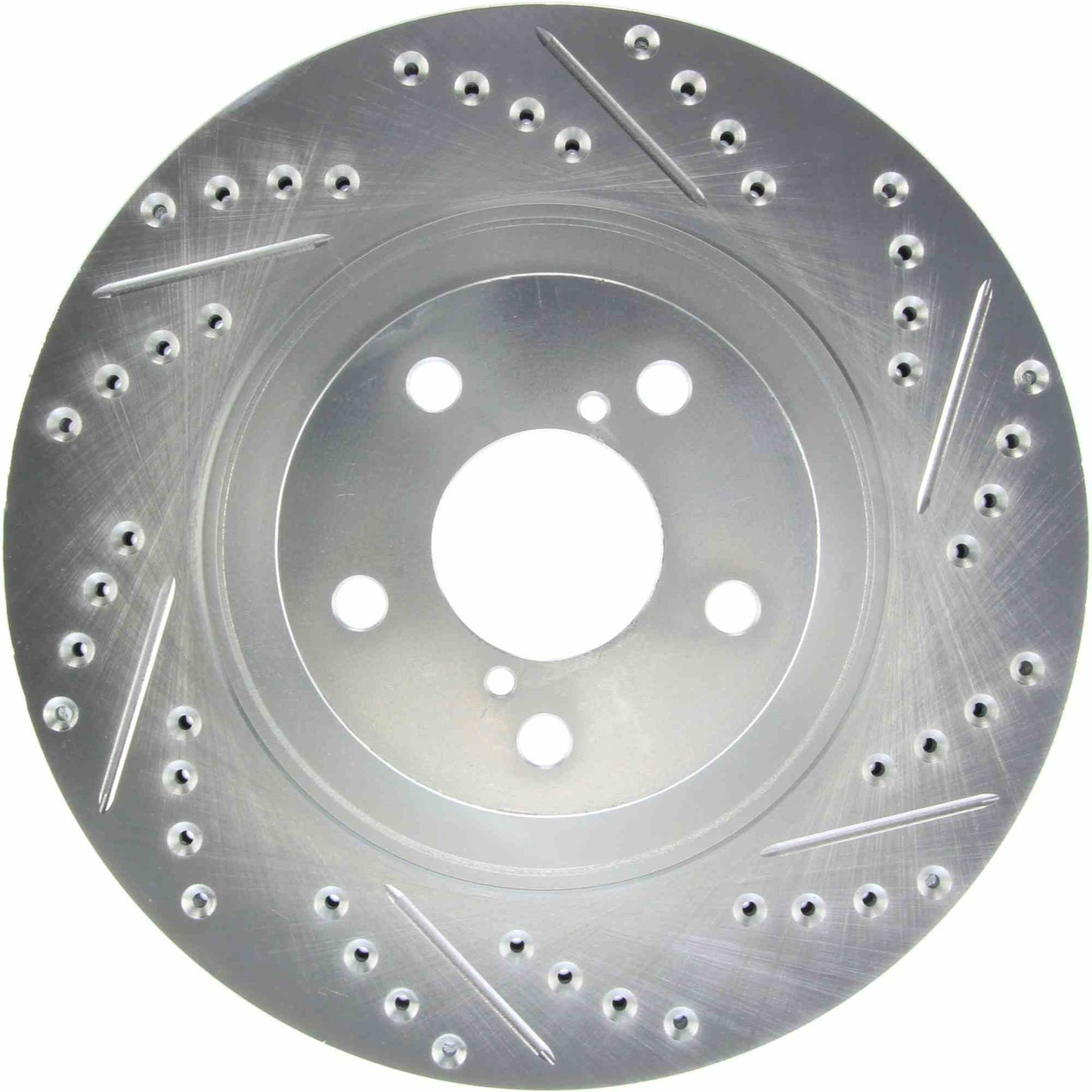 StopTech Select Sport Drilled And Slotted Brake Rotor; Front Left