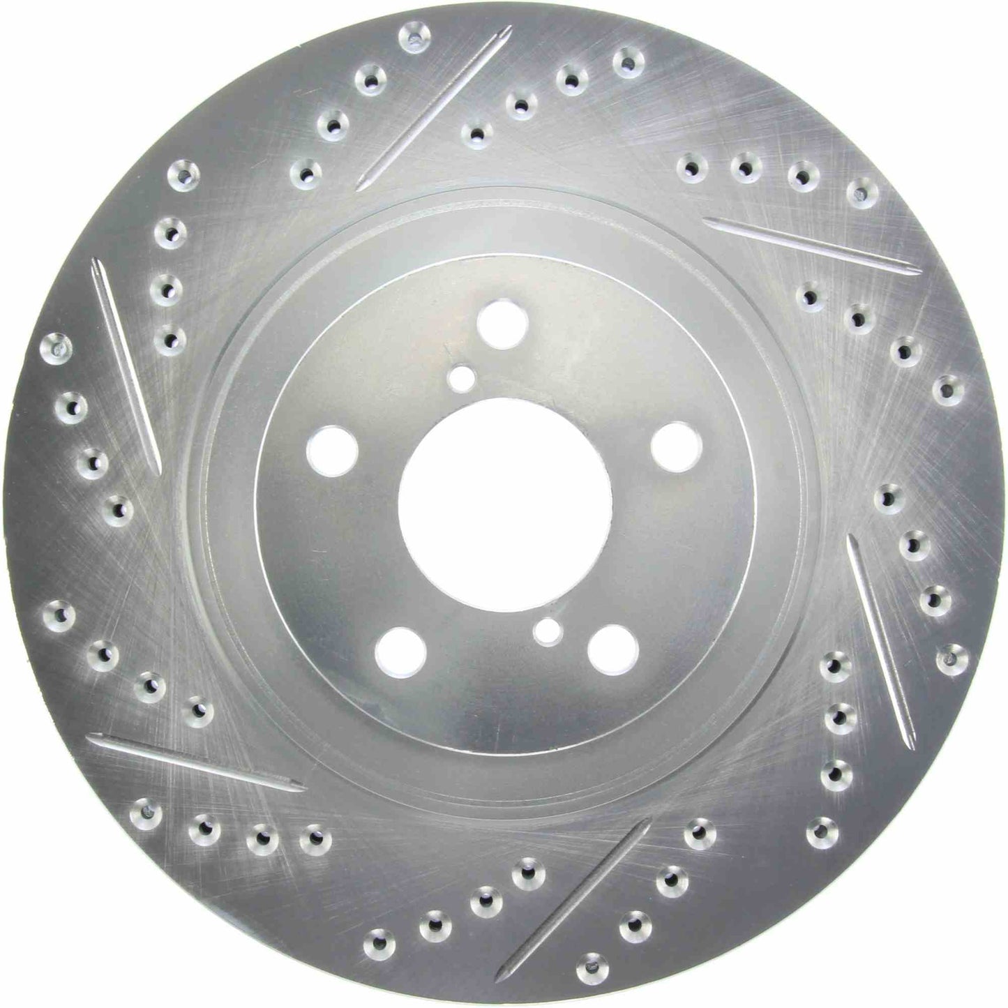 StopTech Select Sport Drilled And Slotted Brake Rotor; Front Right