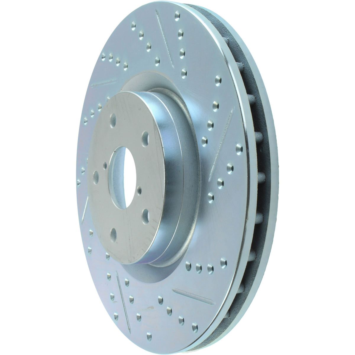 StopTech  Select Sport Drilled And Slotted Brake Rotor; Front Left