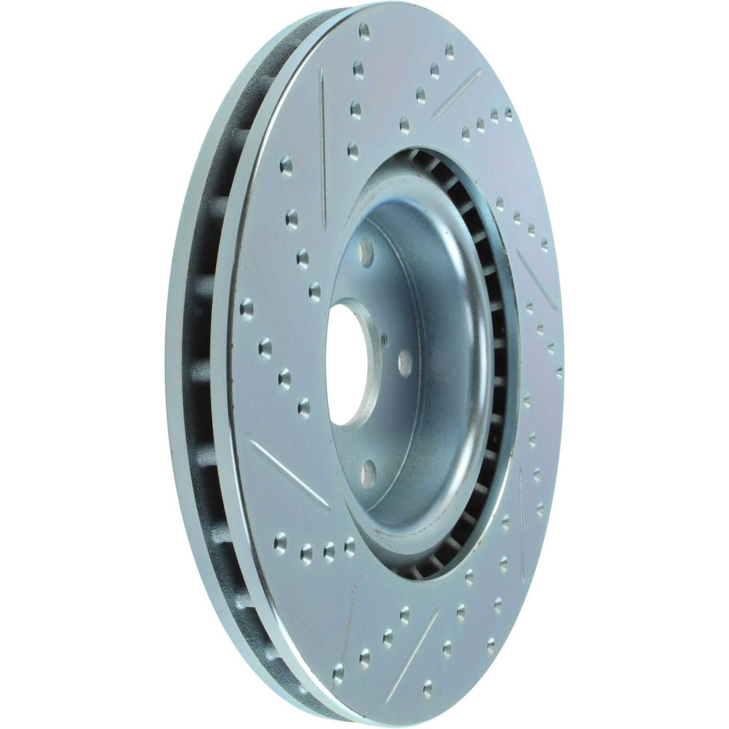 StopTech  Select Sport Drilled And Slotted Brake Rotor; Front Left