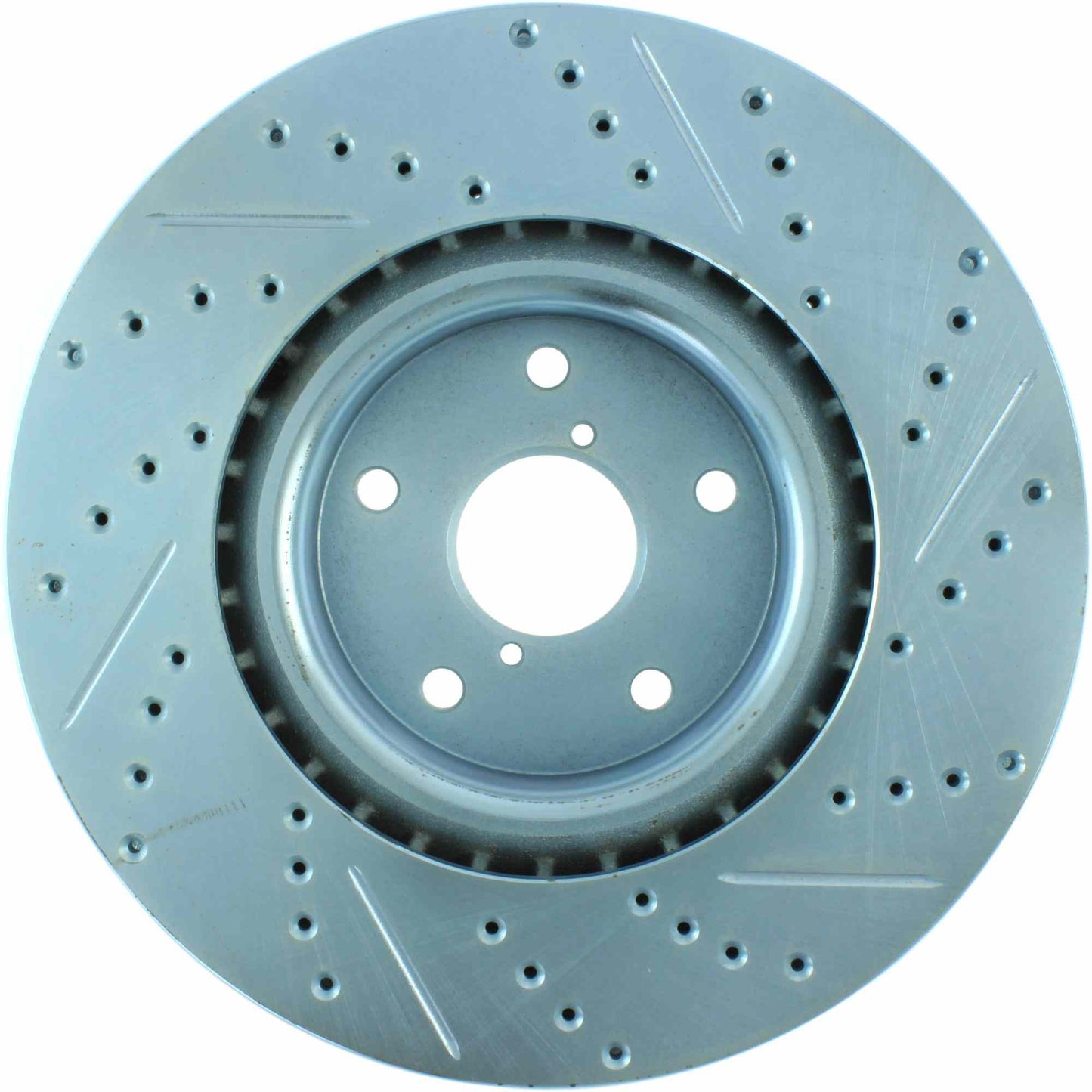 StopTech Select Sport Drilled And Slotted Brake Rotor; Front Right