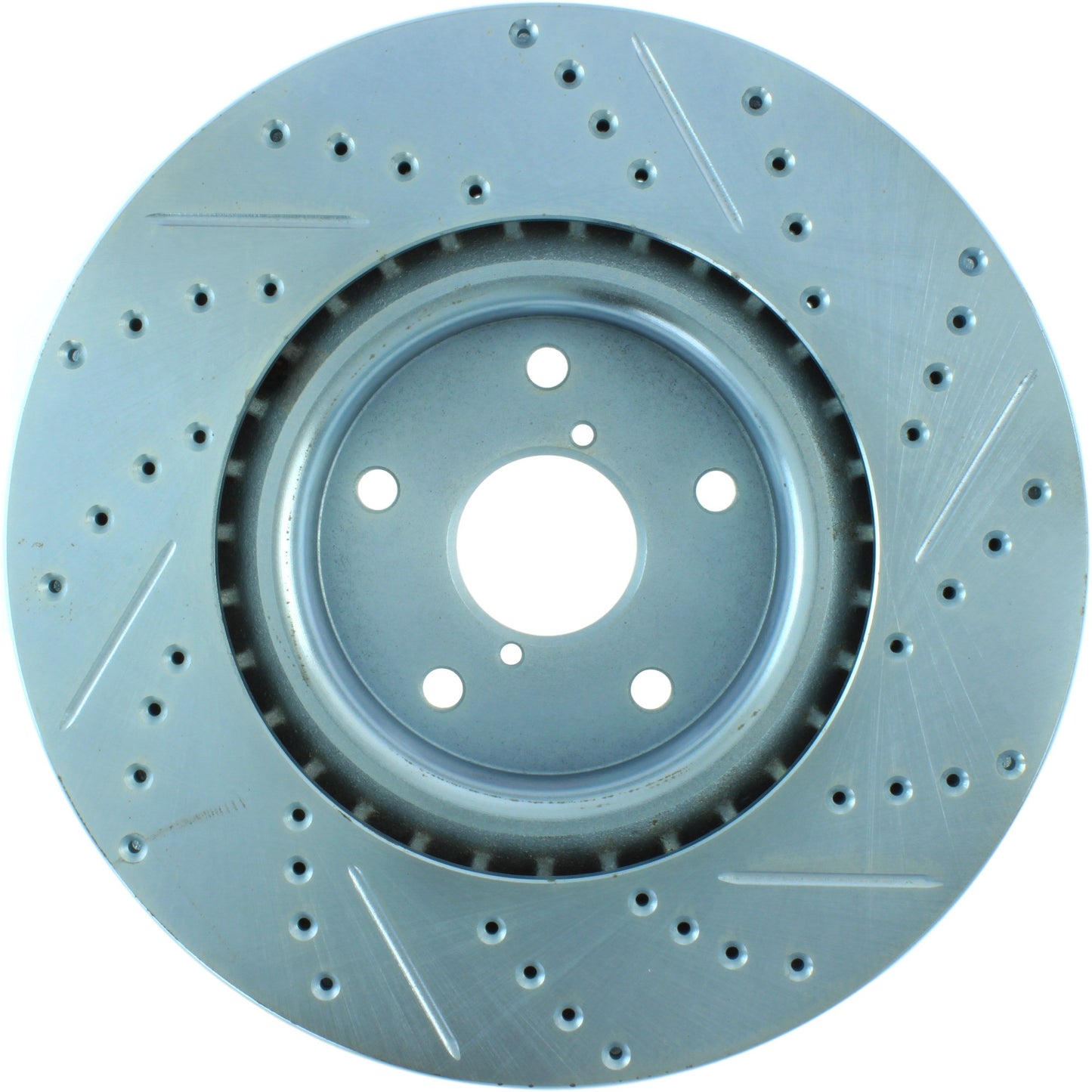 StopTech Select Sport Drilled And Slotted Brake Rotor; Front Right