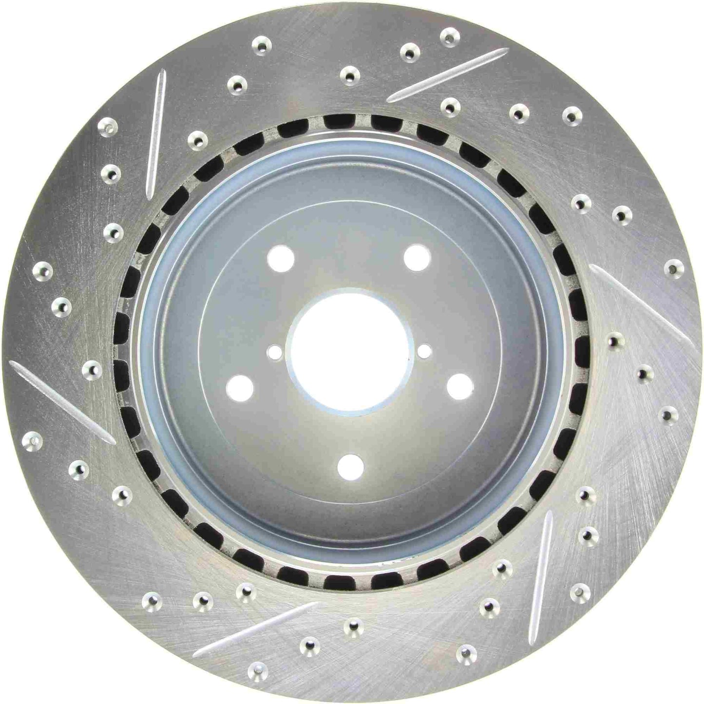 StopTech Select Sport 05-07 Subaru Impreza (DOES NOT FIT WRX/STI) Slotted / Drilled Left Rear Rotor 227.47023L