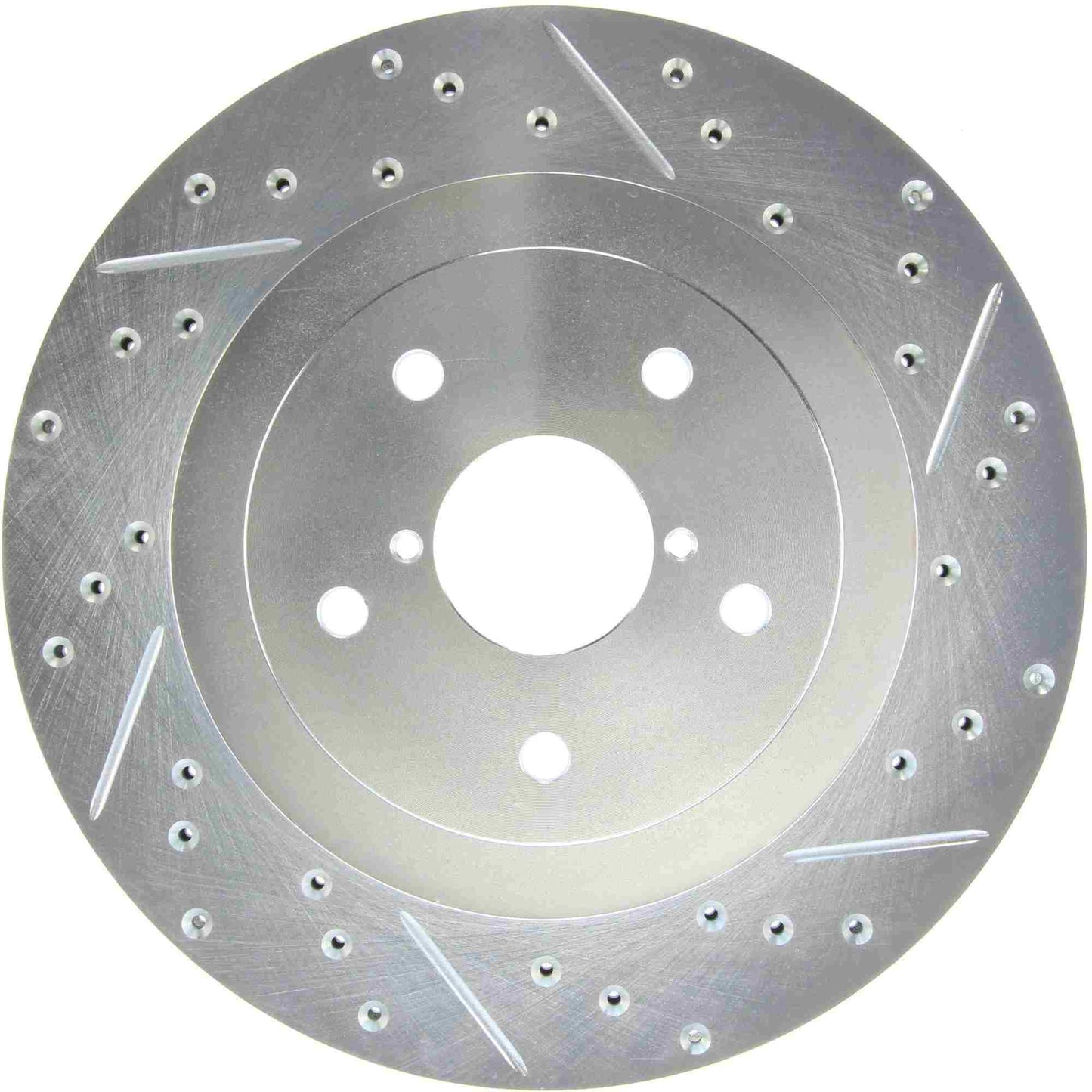 StopTech Select Sport 05-07 Subaru Impreza (DOES NOT FIT WRX/STI) Slotted / Drilled Left Rear Rotor 227.47023L