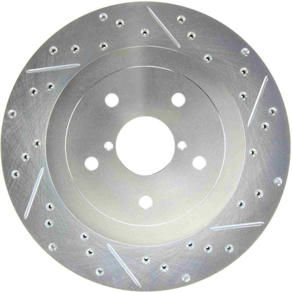 StopTech Select Sport 05-07 Subaru Impreza (DOES NOT FIT WRX/STI) Slotted / Drilled Left Rear Rotor 227.47023L