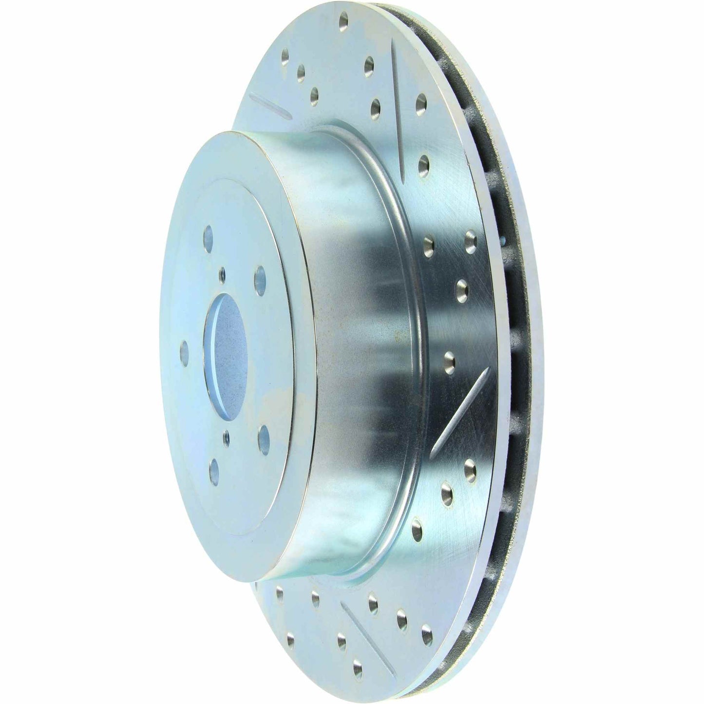 StopTech Select Sport 05-07 Subaru Impreza (DOES NOT FIT WRX/STI) Slotted / Drilled Left Rear Rotor 227.47023L