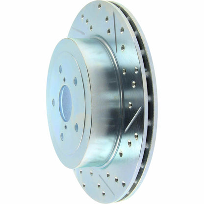 StopTech Select Sport 05-07 Subaru Impreza (DOES NOT FIT WRX/STI) Slotted / Drilled Left Rear Rotor 227.47023L