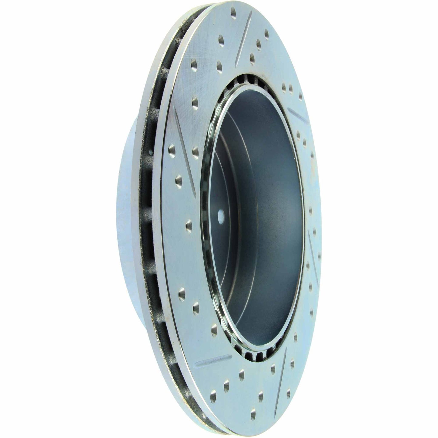 StopTech Select Sport 05-07 Subaru Impreza (DOES NOT FIT WRX/STI) Slotted / Drilled Left Rear Rotor 227.47023L