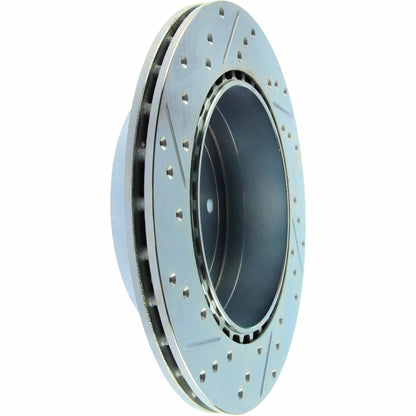 StopTech Select Sport 05-07 Subaru Impreza (DOES NOT FIT WRX/STI) Slotted / Drilled Left Rear Rotor 227.47023L