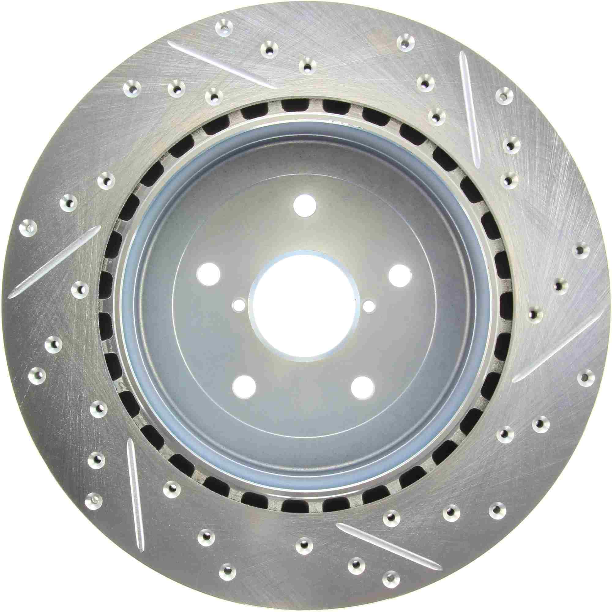 StopTech Select Sport 05-07 Subaru Impreza (DOES NOT FIT WRX/STI) Slotted / Drilled Right Rear Rotor 227.47023R