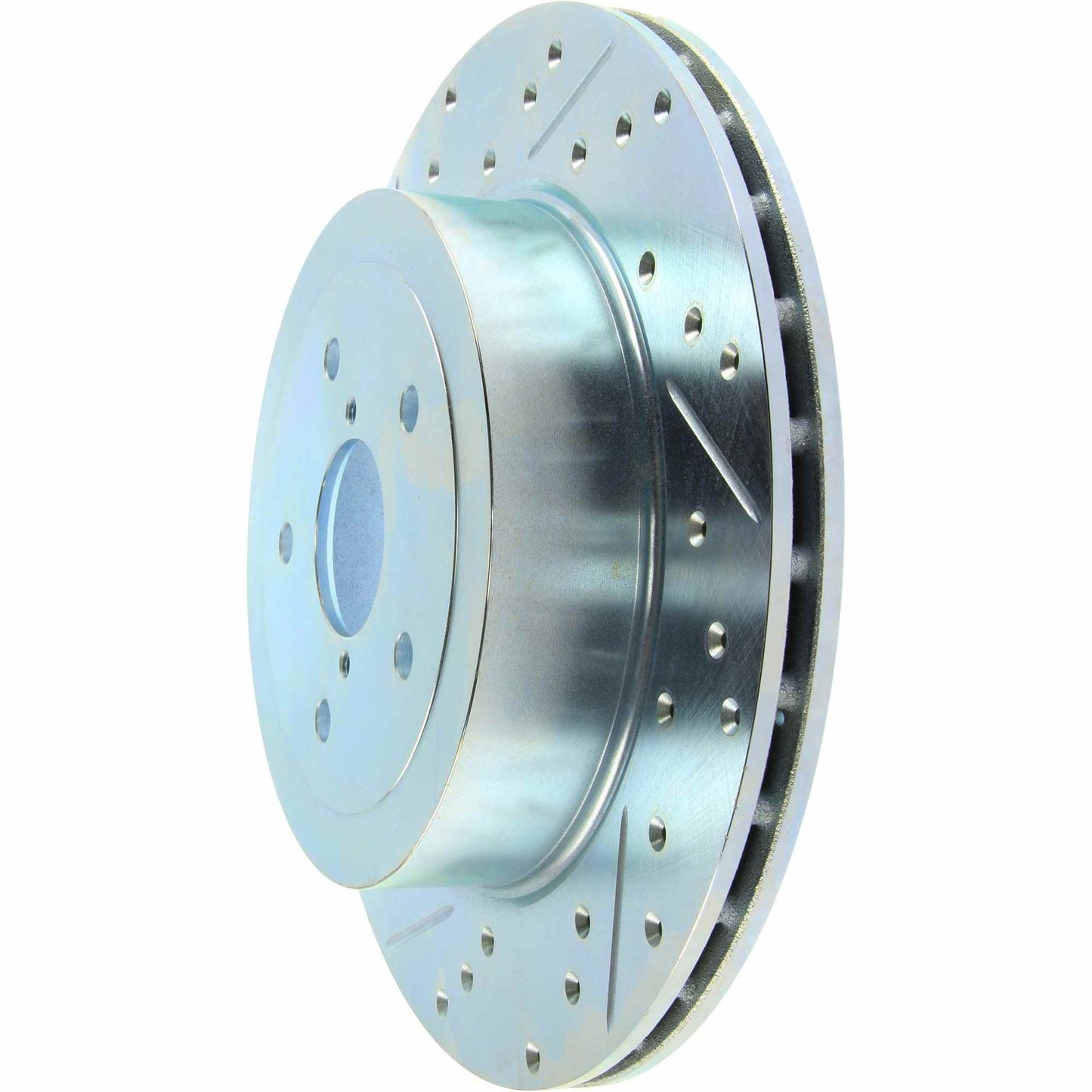 StopTech Select Sport 05-07 Subaru Impreza (DOES NOT FIT WRX/STI) Slotted / Drilled Right Rear Rotor 227.47023R