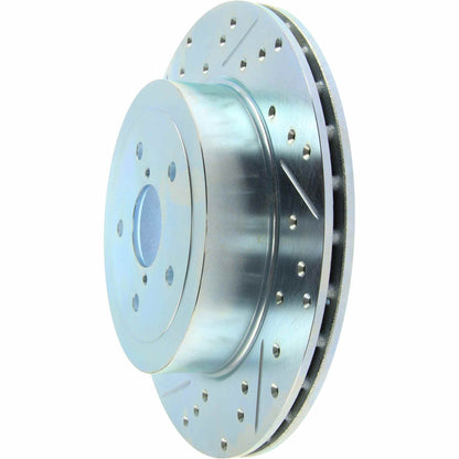 StopTech Select Sport 05-07 Subaru Impreza (DOES NOT FIT WRX/STI) Slotted / Drilled Right Rear Rotor 227.47023R