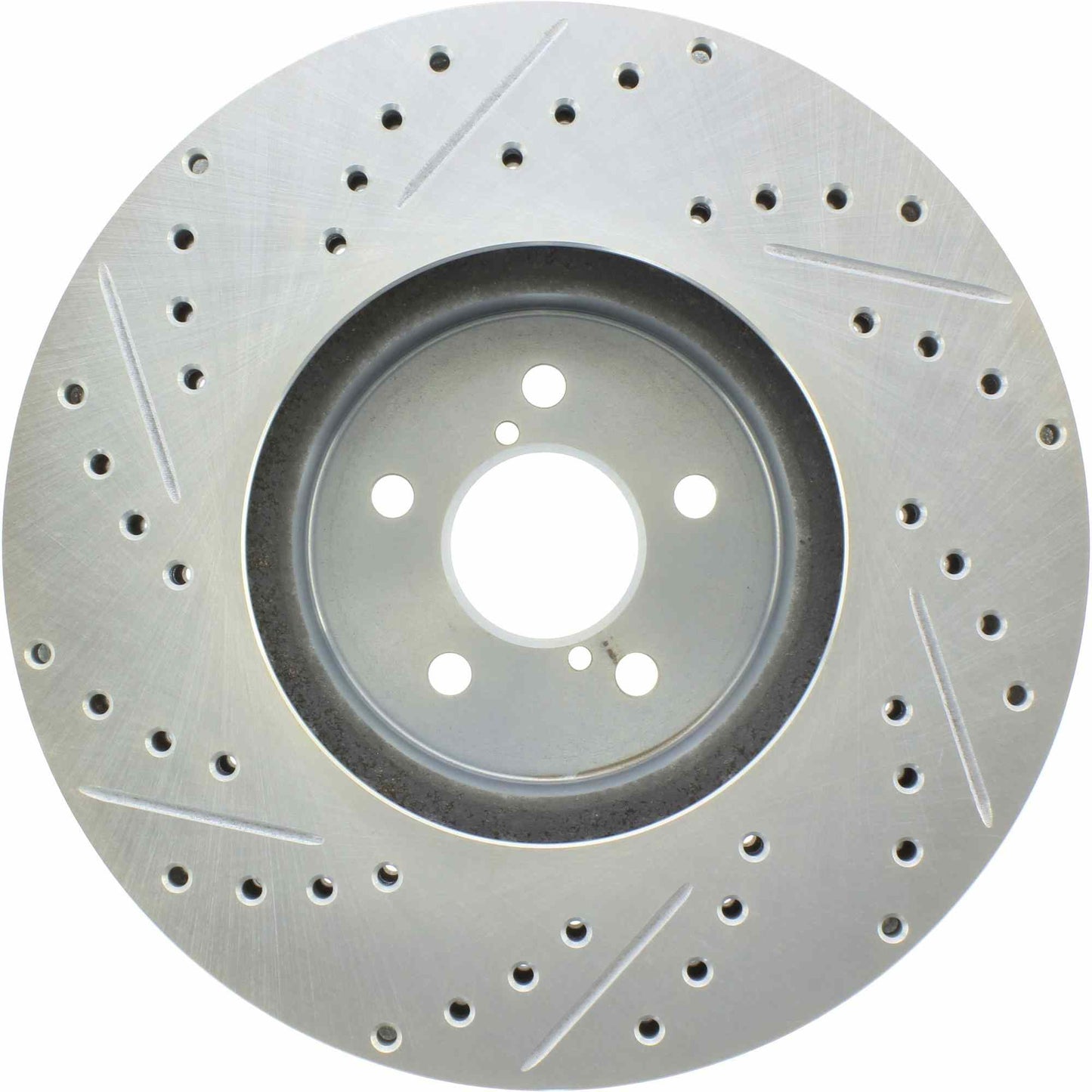 StopTech Select Sport Drilled And Slotted Brake Rotor; Front Left