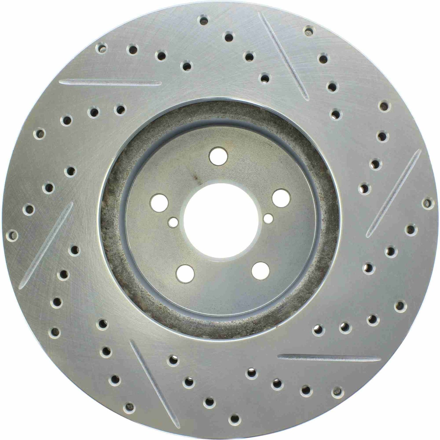 StopTech Select Sport Drilled And Slotted Brake Rotor; Front Right