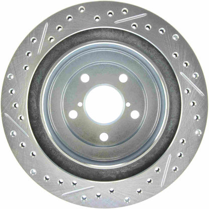 StopTech Select Sport 05-09 Subaru Legacy Select Slotted & Drilled Vented Left Rear Brake Rotor 227.47025L