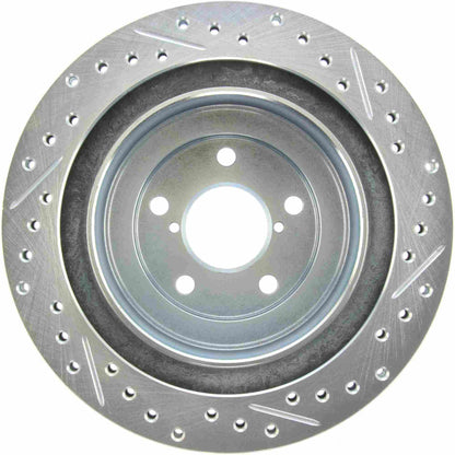 StopTech Select Sport 05-09 Subaru Legacy Select Slotted & Drilled Vented Right Rear Brake Rotor 227.47025R