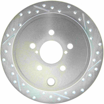 StopTech Select Sport 09-13 Subaru Forester Slotted and Drilled Left Rear Rotor 227.47029L