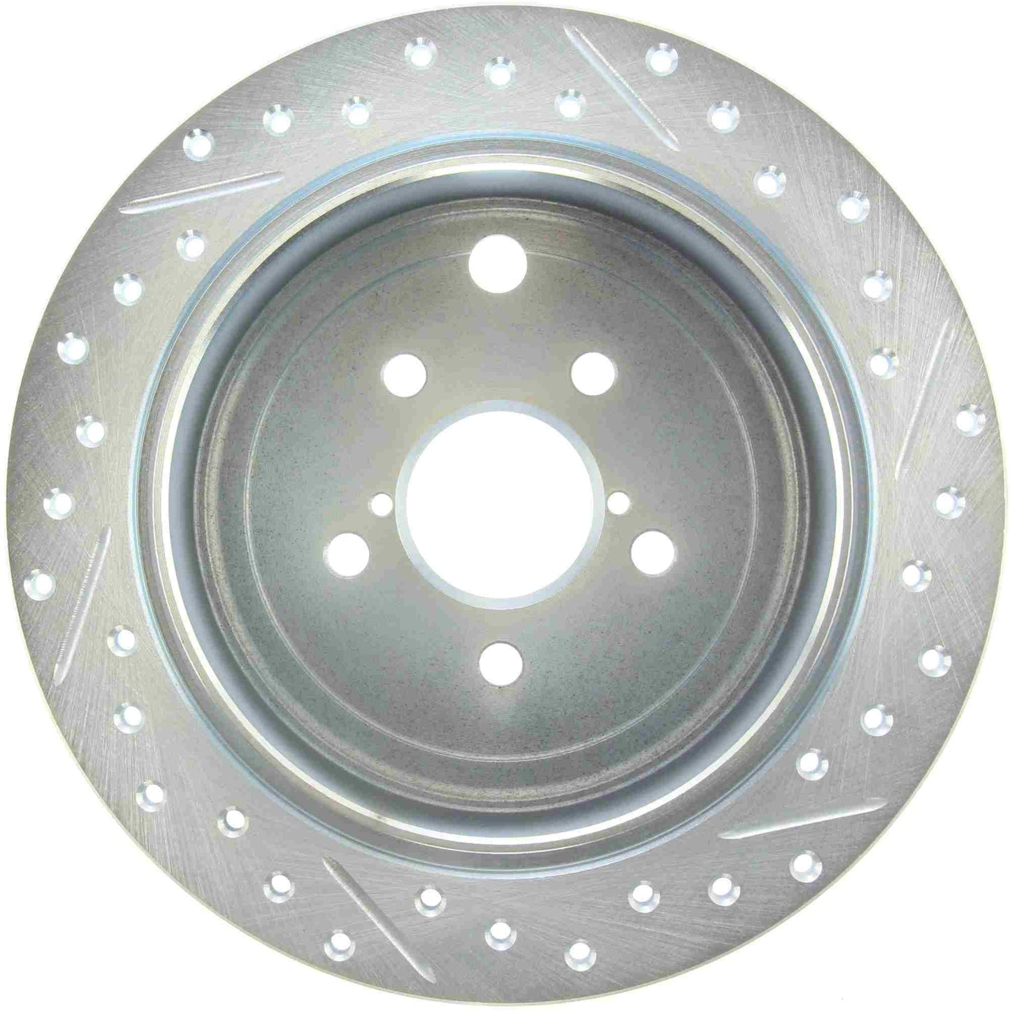 StopTech Select Sport 09-13 Subaru Forester Slotted and Drilled Right Rear Rotor 227.47029R