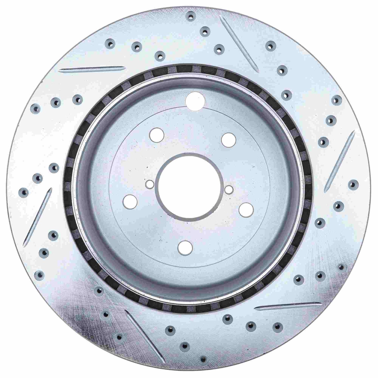 StopTech Select Sport Subaru WRX/STI Slotted and Drilled Left Rotor 227.47030L