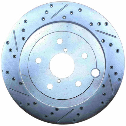 StopTech Select Sport Subaru WRX/STI Slotted and Drilled Right Rotor 227.47030R