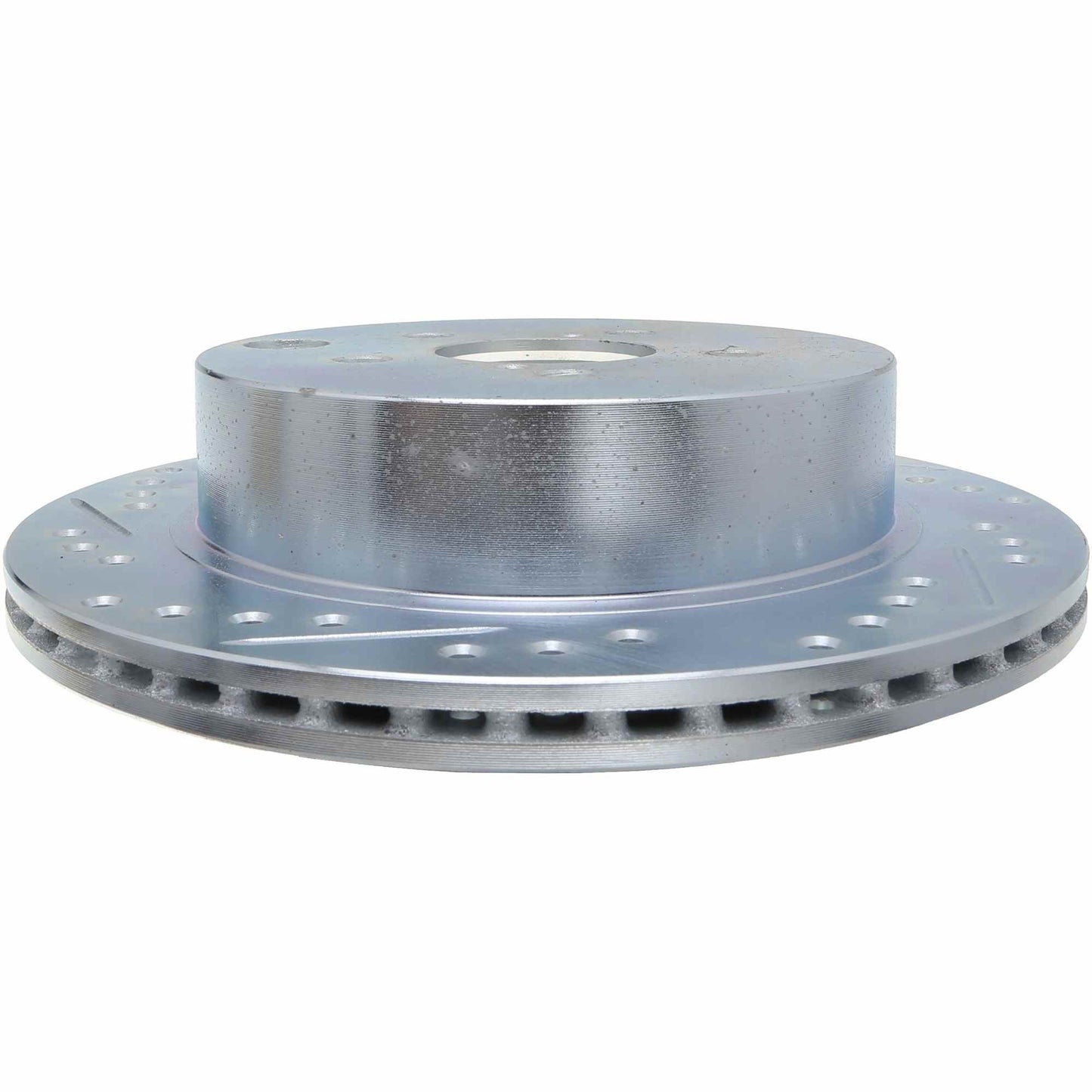 Stoptech 14-18 Subaru Forester Drilled & Slotted Rear Left Sport Brake Rotor 227.47035L