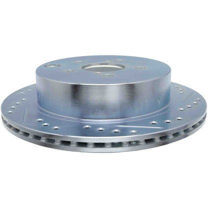 Stoptech 14-18 Subaru Forester Drilled & Slotted Rear Right Sport Brake Rotor 227.47035R