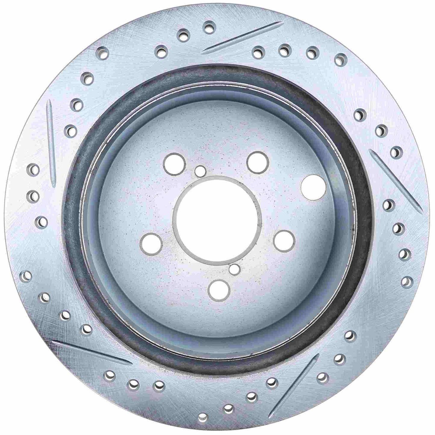 Stoptech 14-18 Subaru Forester Drilled & Slotted Rear Right Sport Brake Rotor 227.47035R