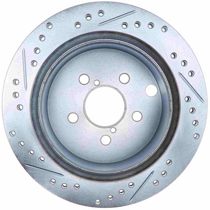 Stoptech 14-18 Subaru Forester Drilled & Slotted Rear Right Sport Brake Rotor 227.47035R