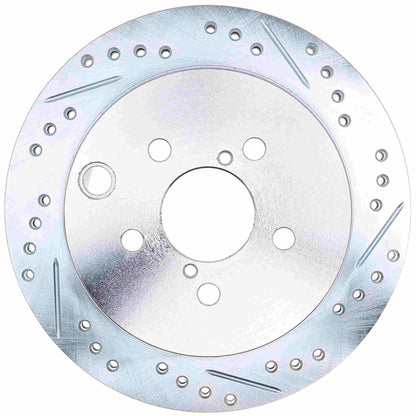 Stoptech 14-18 Subaru Forester Drilled & Slotted Rear Right Sport Brake Rotor 227.47035R