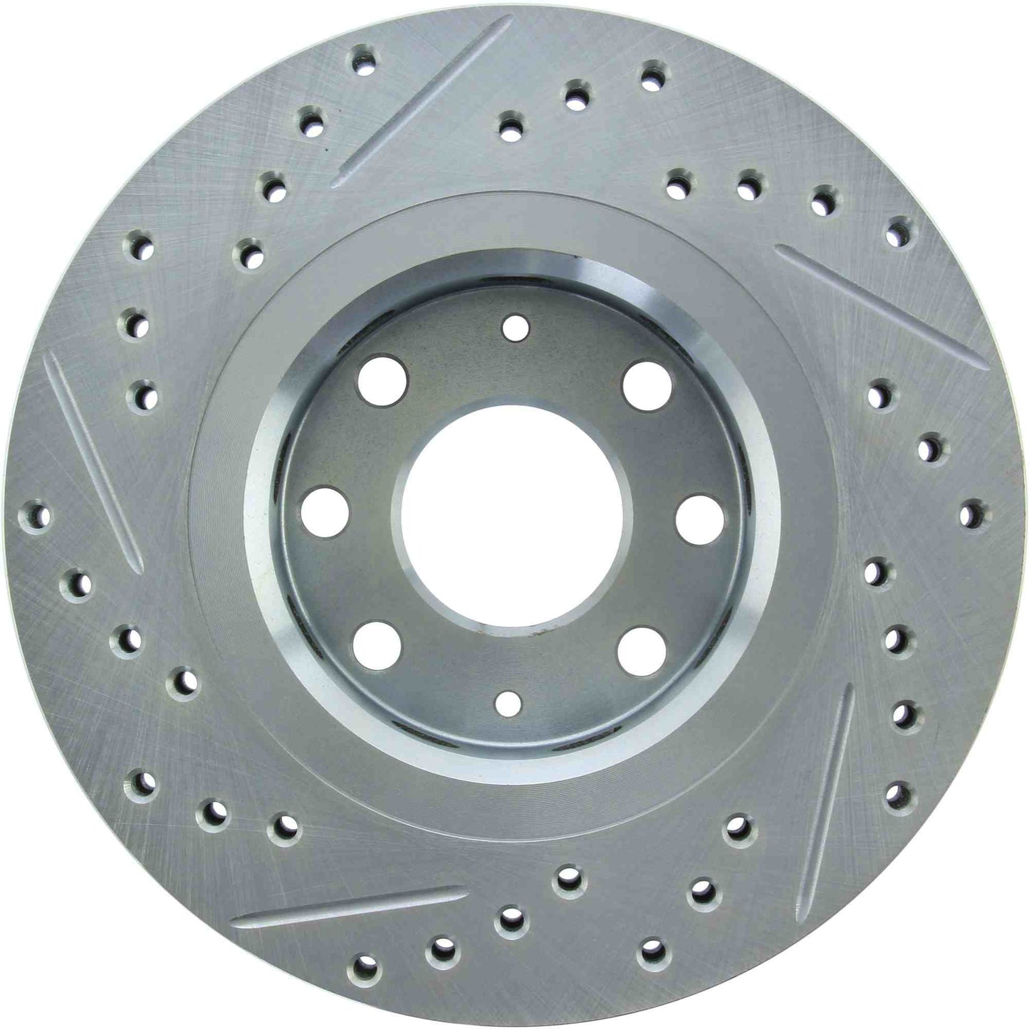 StopTech Select Sport Drilled And Slotted Brake Rotor; Front Left