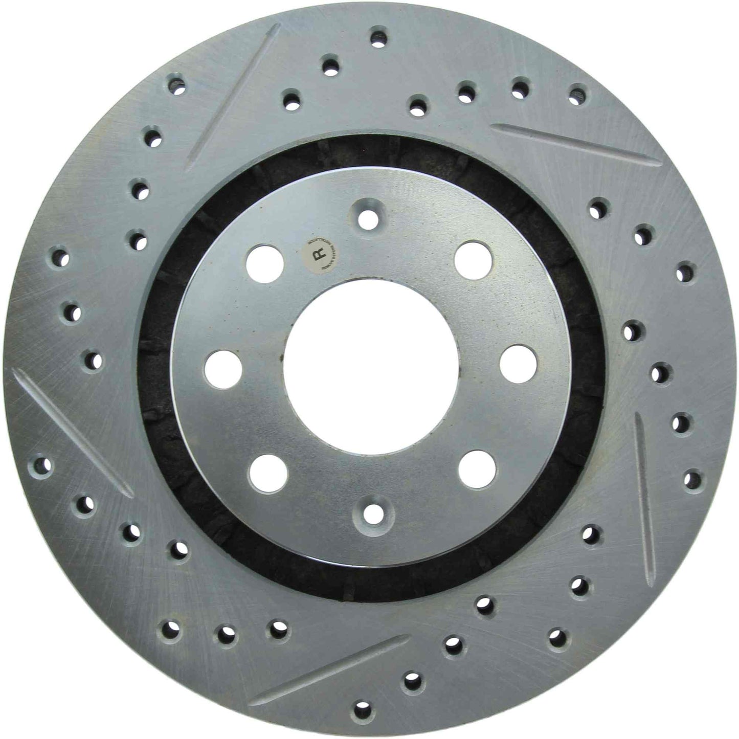 StopTech Select Sport Drilled And Slotted Brake Rotor; Front Right