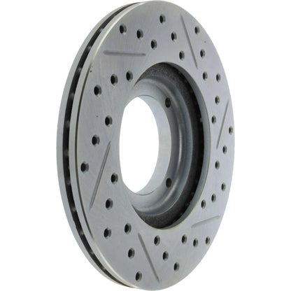 StopTech  Select Sport Drilled And Slotted Brake Rotor; Front Right