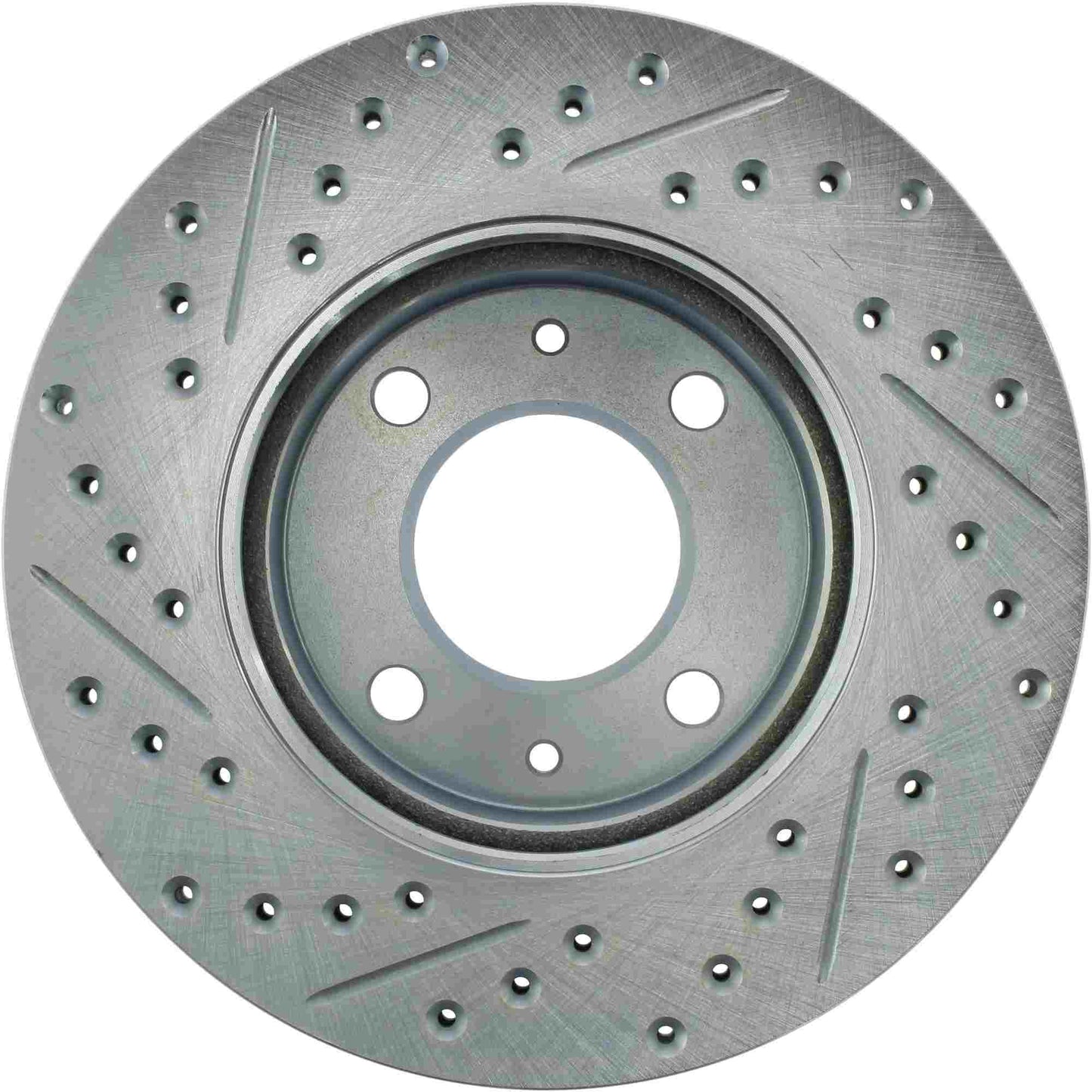 StopTech Select Sport Drilled And Slotted Brake Rotor; Front Left