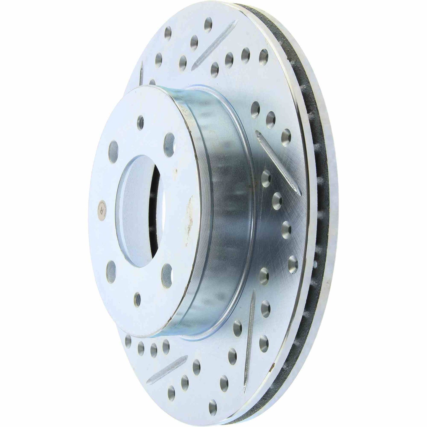 StopTech Select Sport Drilled And Slotted Brake Rotor; Front Right