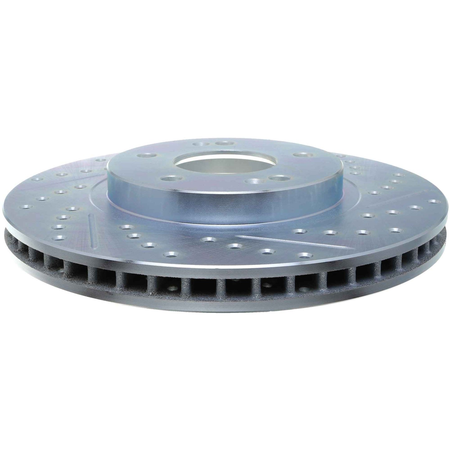 StopTech Select Sport Drilled And Slotted Brake Rotor; Front Left