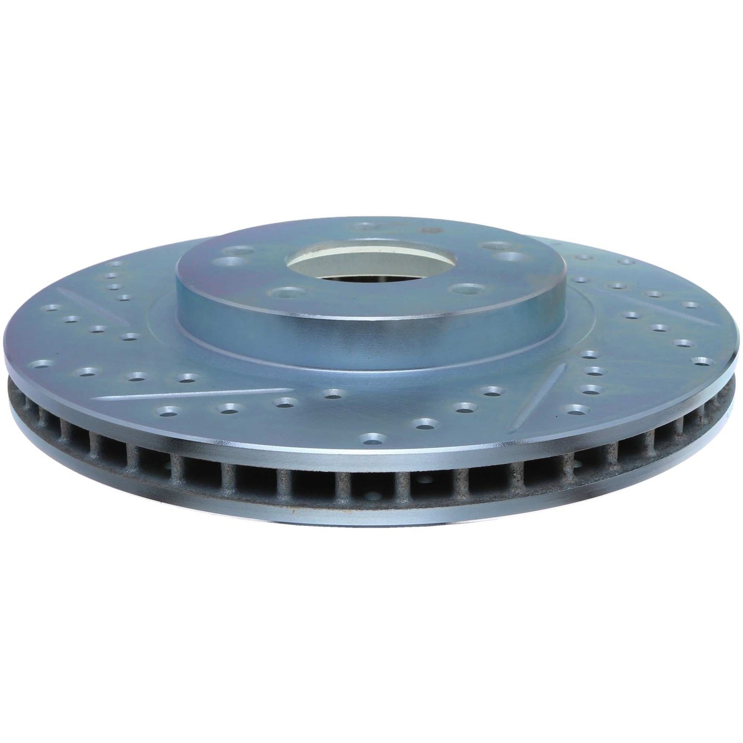 StopTech Select Sport Drilled And Slotted Brake Rotor; Front Right