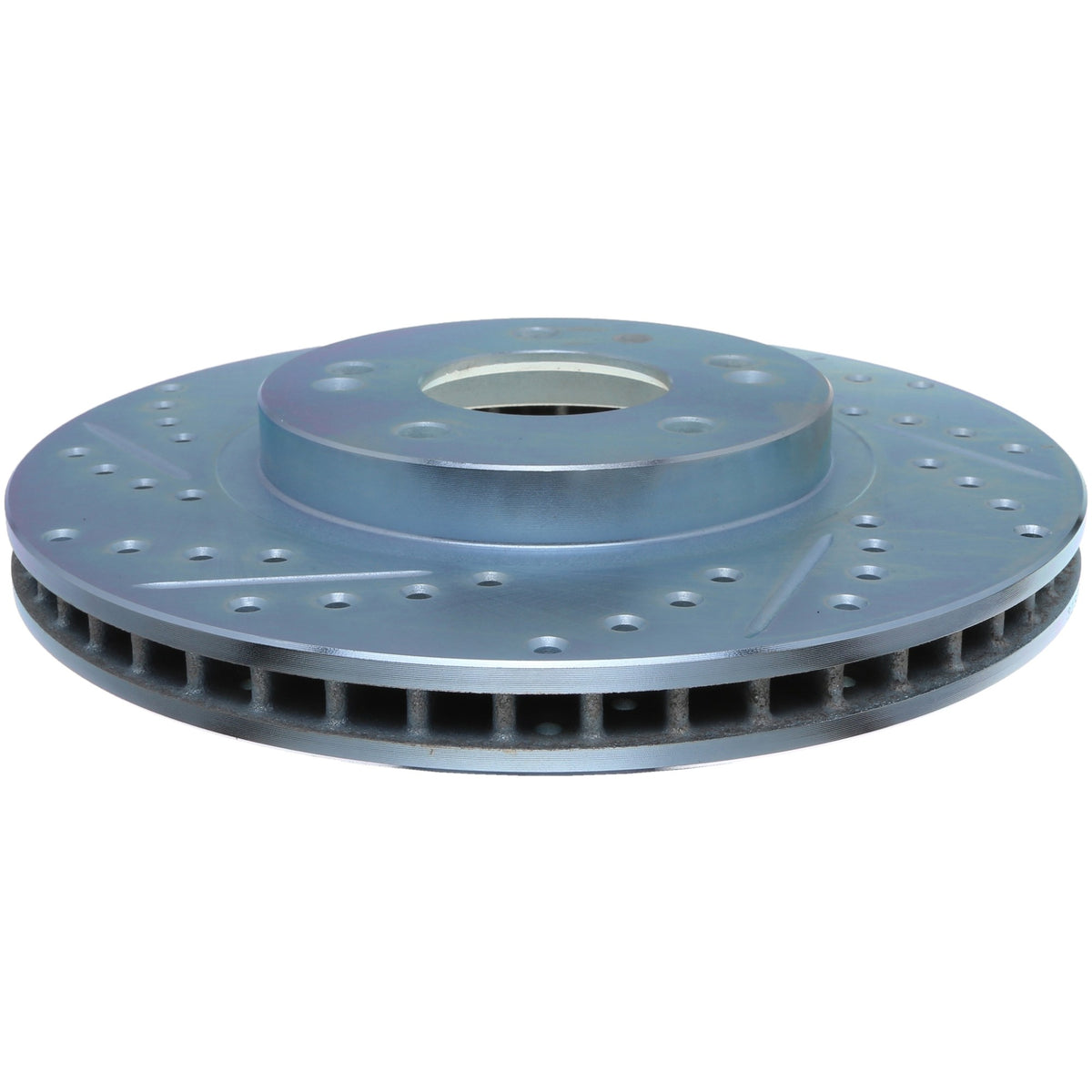 StopTech Select Sport Drilled And Slotted Brake Rotor; Front Right