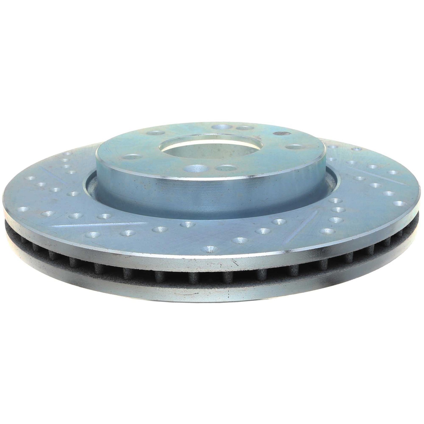 StopTech Select Sport Drilled And Slotted Brake Rotor; Front Right