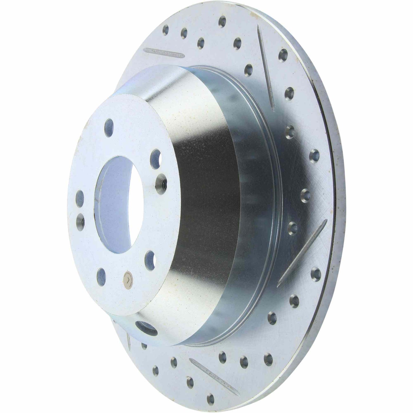 StopTech Select Sport 10-17 Hyundai Santa Fe Sport Slotted & Drilled Left Rear Brake Rotor 227.51039L