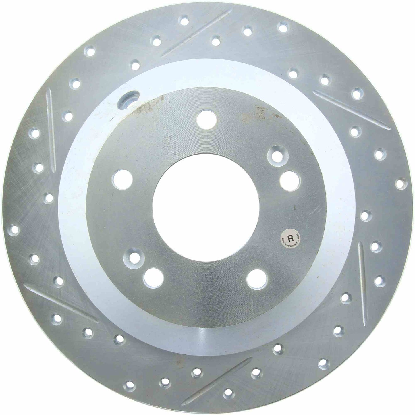 StopTech Select Sport 10-17 Hyundai Santa Fe Sport Slotted & Drilled Right Rear Brake Rotor 227.51039R