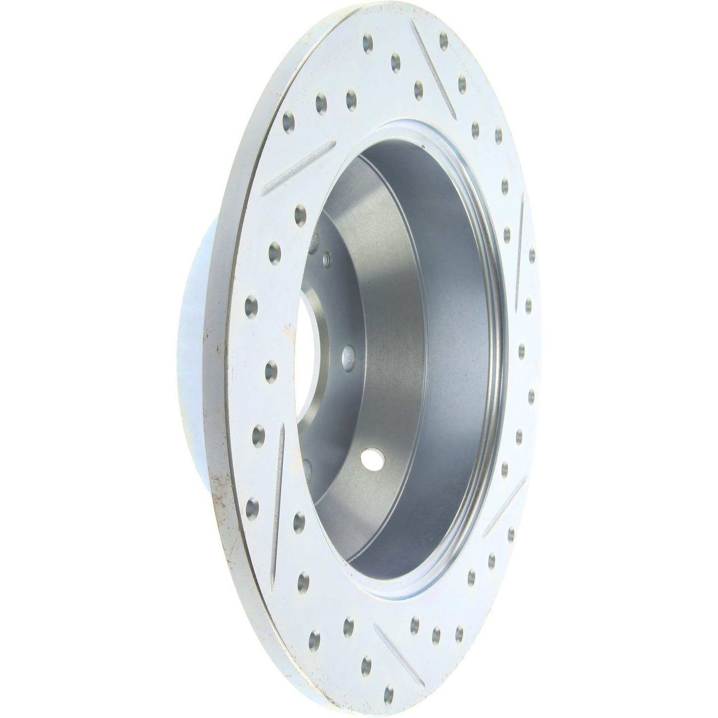 StopTech Select Sport 10-17 Hyundai Santa Fe Sport Slotted & Drilled Right Rear Brake Rotor 227.51039R