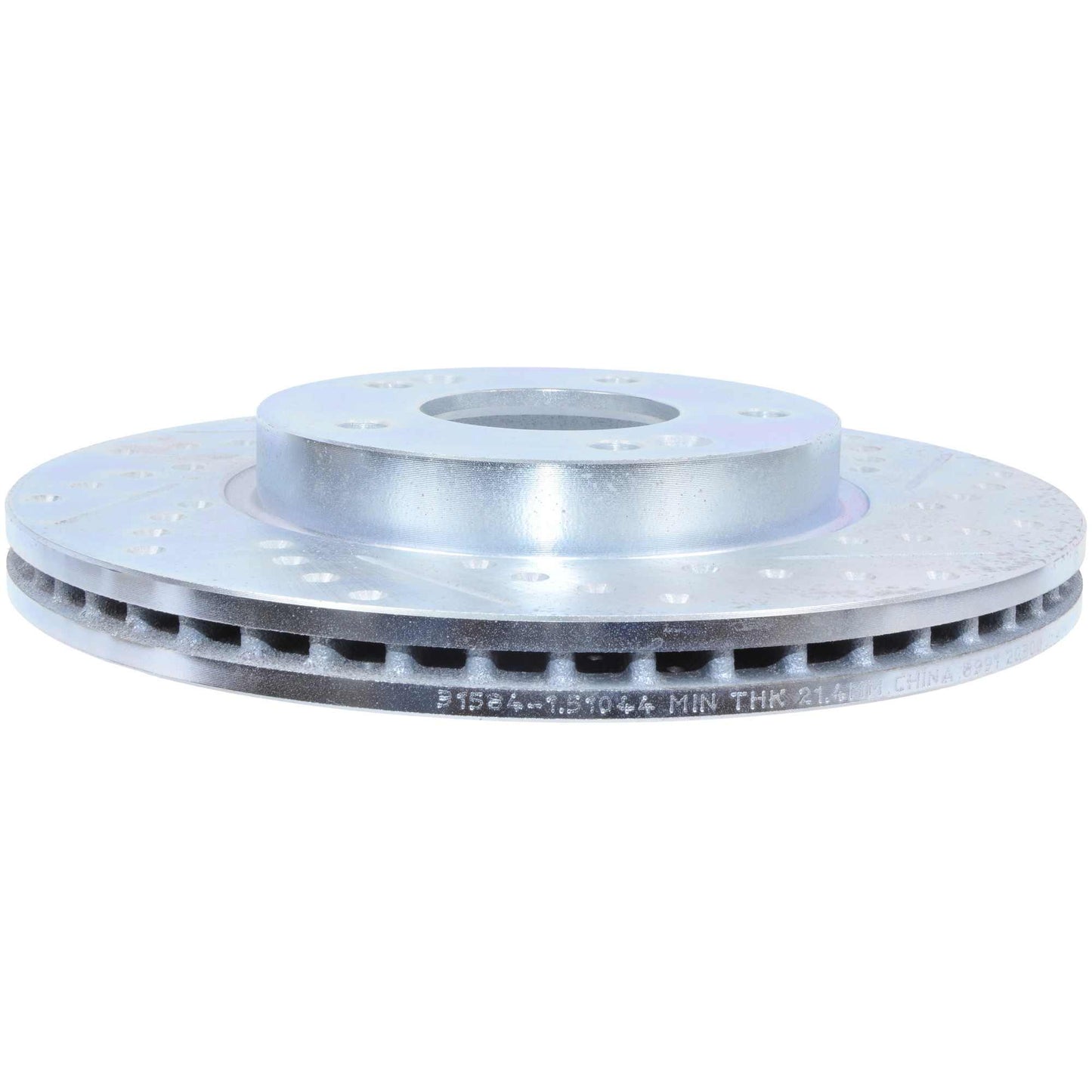 StopTech Select Sport Drilled And Slotted Brake Rotor; Front Left