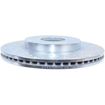 StopTech Select Sport Drilled And Slotted Brake Rotor; Front Left