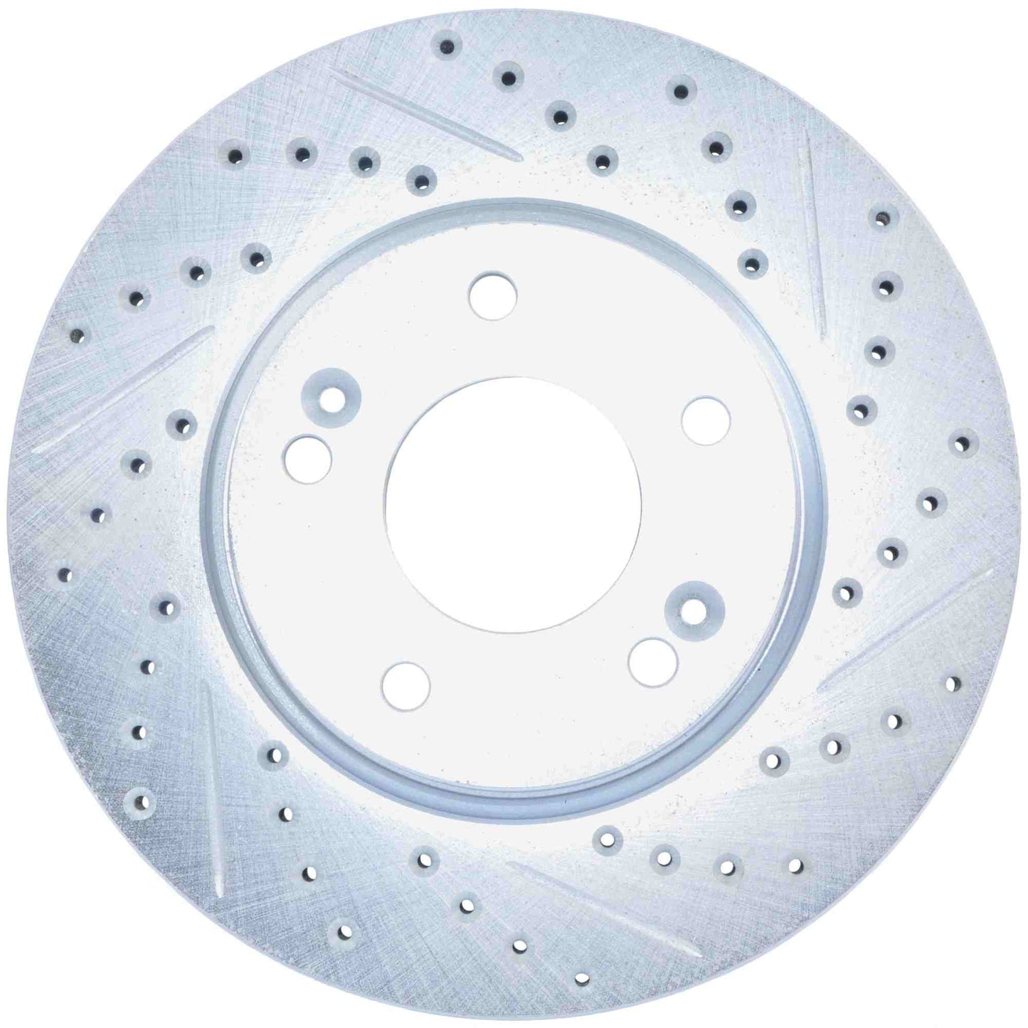 StopTech Select Sport Drilled And Slotted Brake Rotor; Front Left