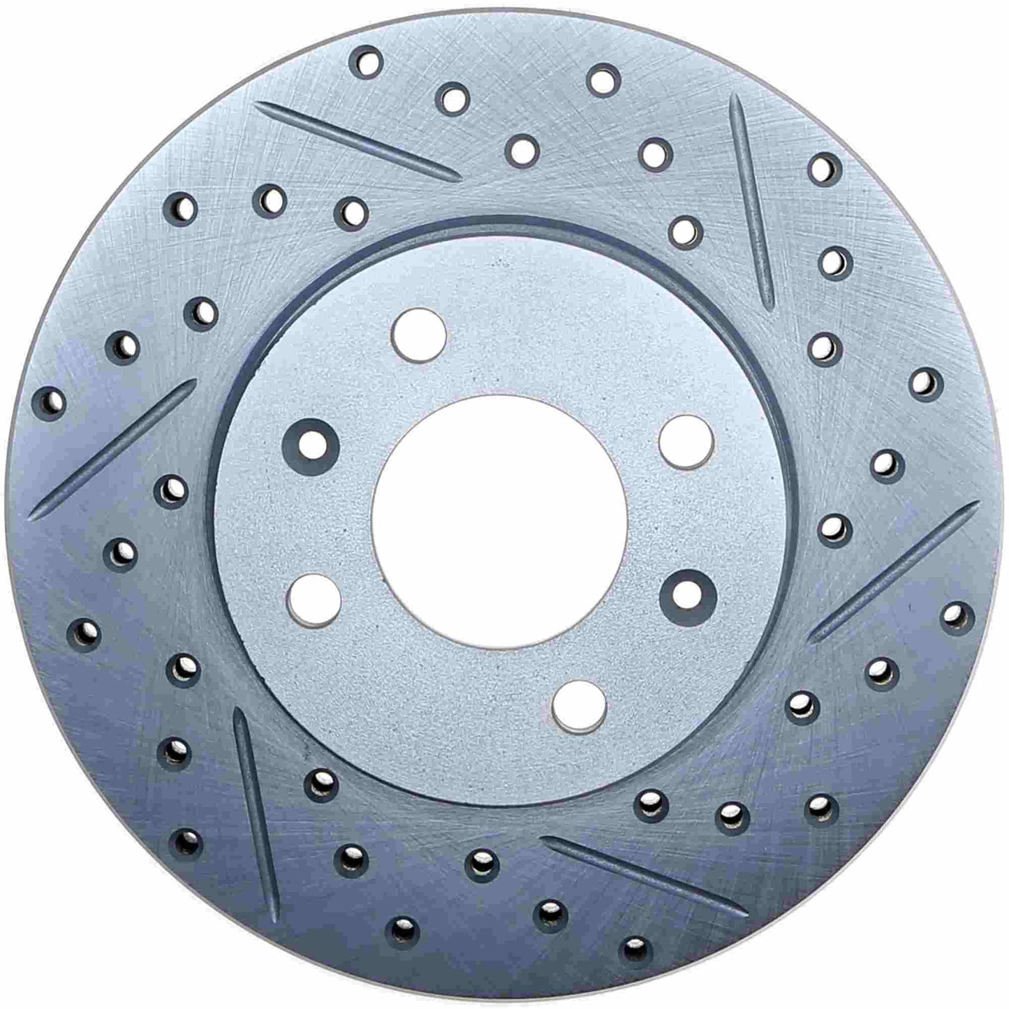 StopTech Select Sport Drilled And Slotted Brake Rotor; Front Left