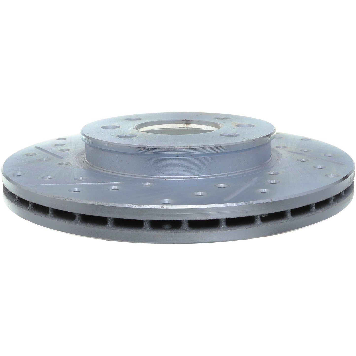 StopTech Select Sport Drilled And Slotted Brake Rotor; Front Right